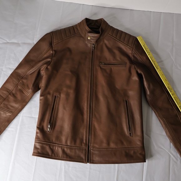 Men's Classic Brown Leather Jacket